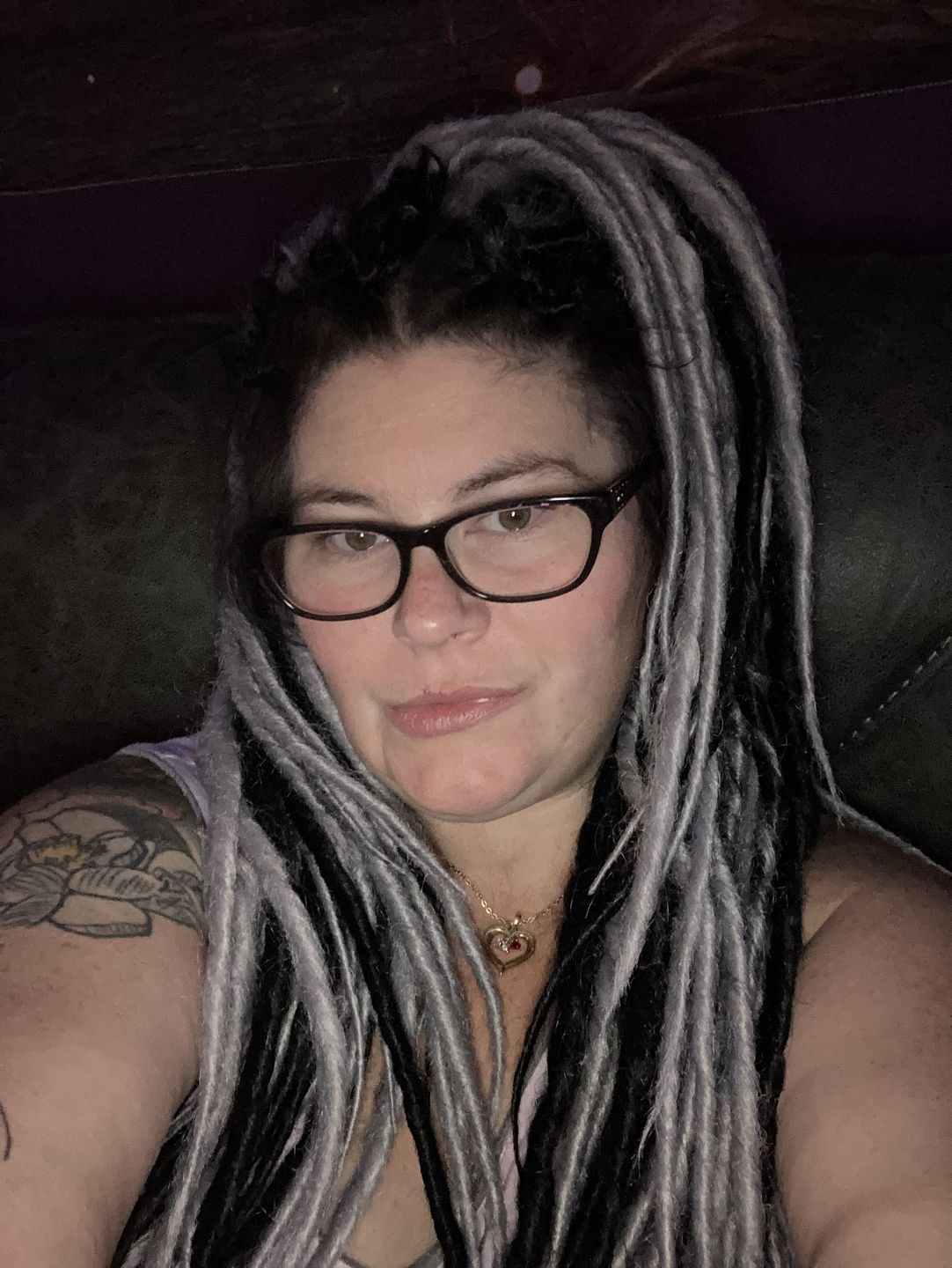 Customer photo review of Jet Black  - (1 pack of 5 Dreads)