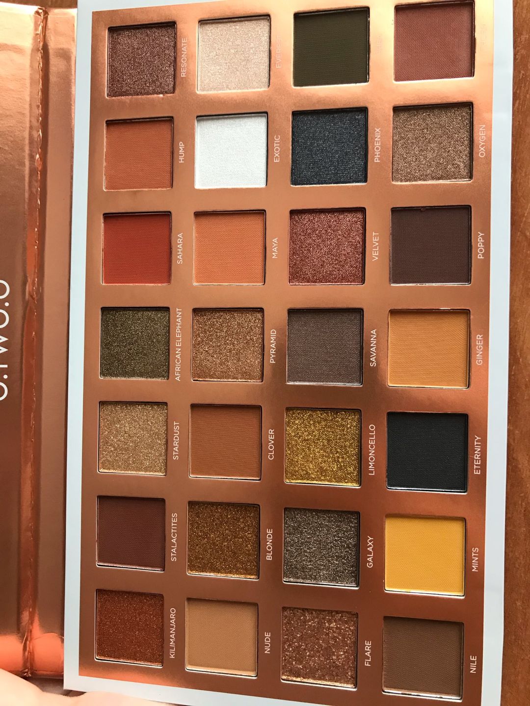Customer photo review of O.TWO.O EYE ESSENCE PALETTE (28 COLORS EYESHADOW)