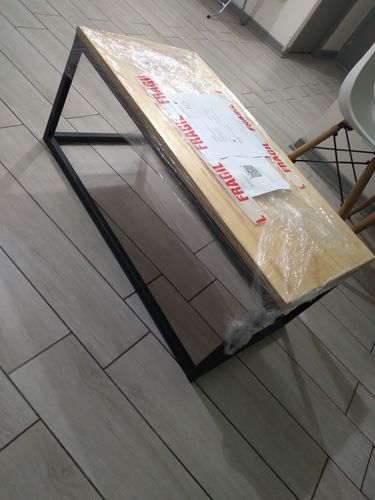 Customer photo review of Mesa de Centro MIMA Rectangular NEGRA