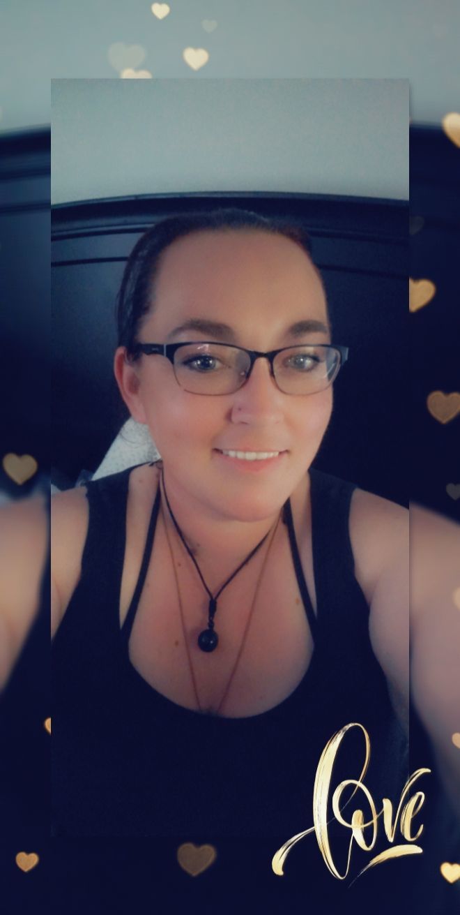 Customer photo review of Obsidian Stone Necklace