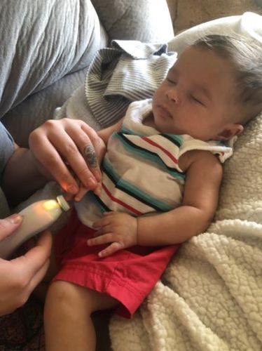 Customer photo review of Electric Baby Nail Trimmer