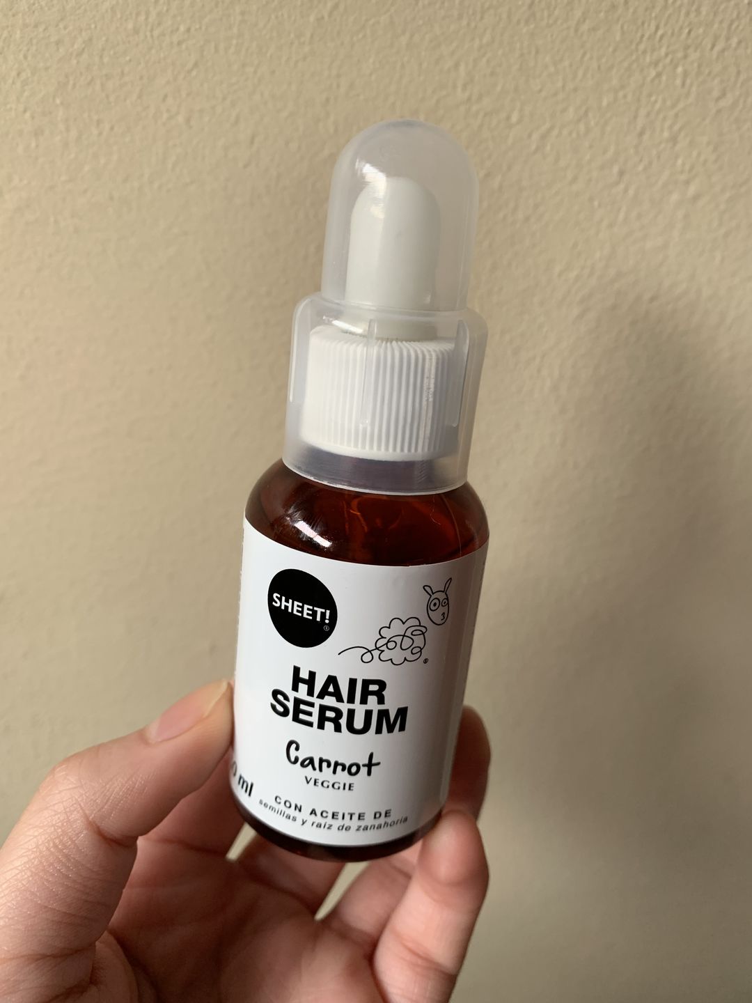 Customer photo review of SERUM ZANAHORIA PELO Y PESTAÑAS