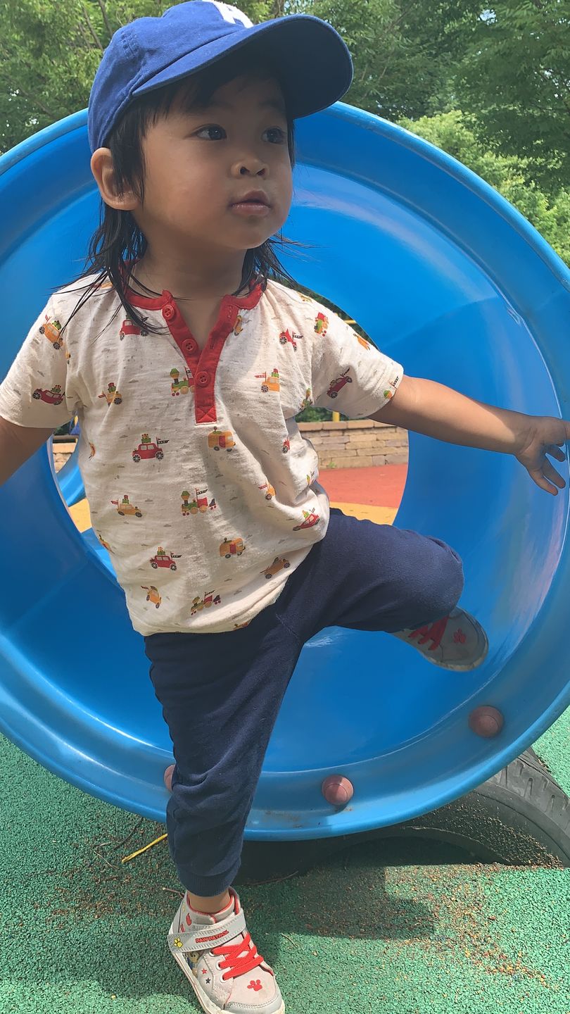 Customer photo review of Off On A Journey Short Sleeve Henley Top