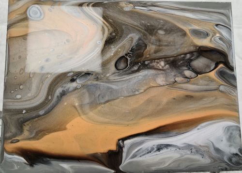 Customer photo review of Workshop: Acrylic Pouring / Einstieg ins Acrylgießen