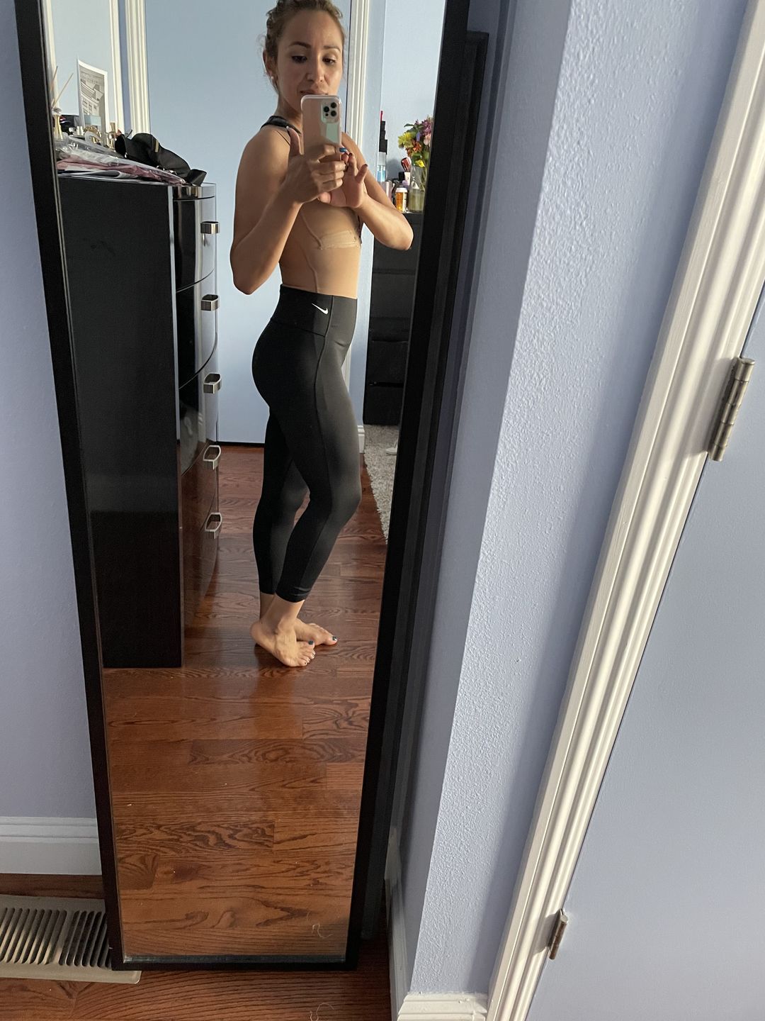 Customer photo review of Sculpting Faja with Side Zipper & Built-In Bra NS053