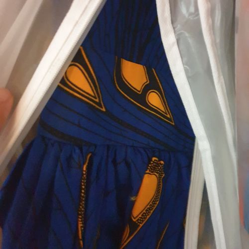 Customer photo review of Kalila Sleeveless Turtleneck Maxi Dress
