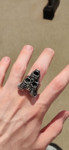 Customer photo review of DEMON VAMPIRE RING