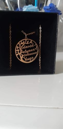 Customer photo review of Mon meilleur cadeau ©  : Collier Arbre de Vie Unisex Personnalisé