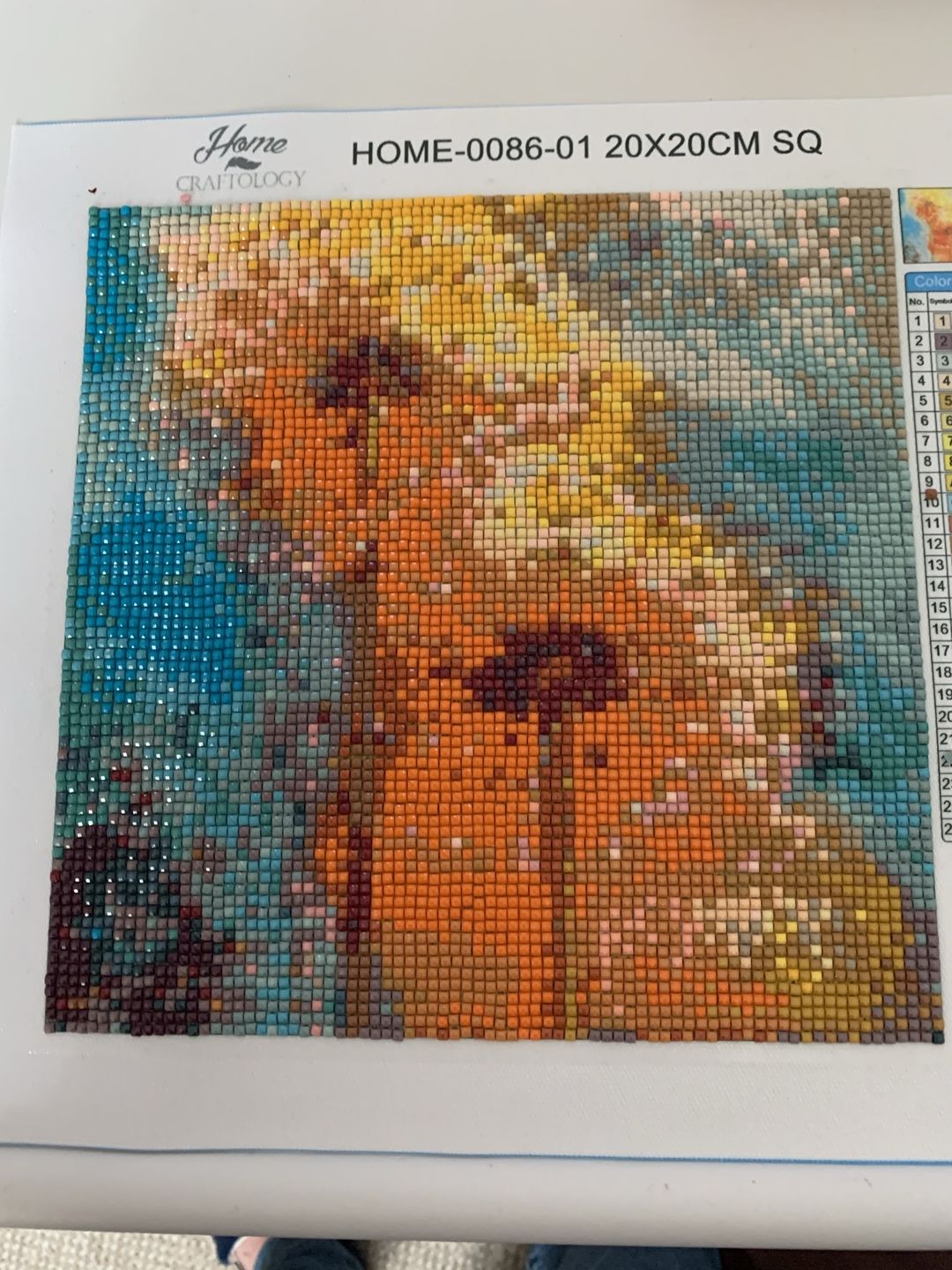Customer photo review of Dandelion Painting - Diamond Painting Kit