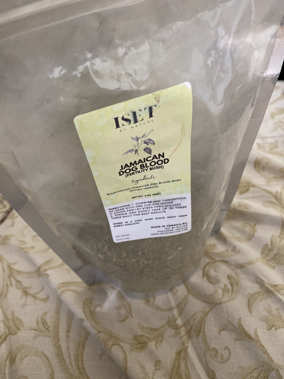 Customer photo review of Jamaican Dog Blood Herb (Fertility Bush)