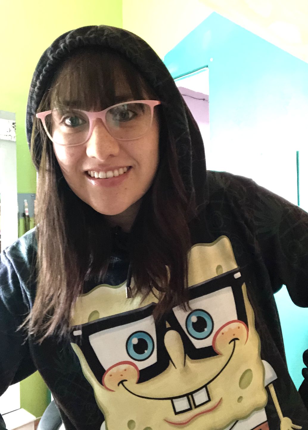 Customer photo review of Sudadera Bob Esponja Lentes