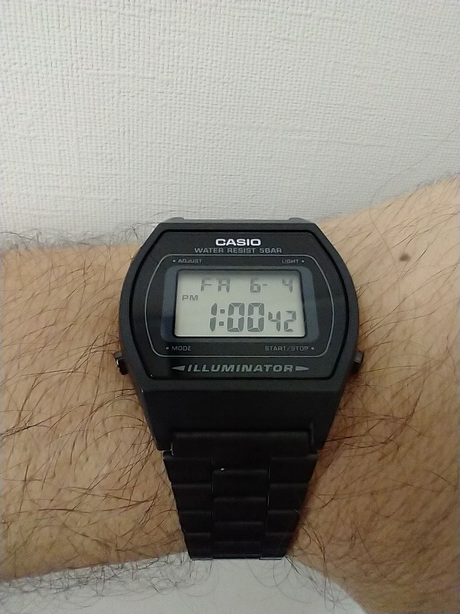 Customer photo review of Reloj Casio Vintage B640WB-1ADF Digital Metálico Negro