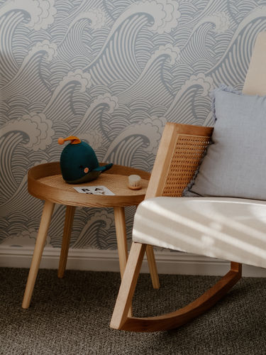 Customer photo review of Classic Waves Wallpaper