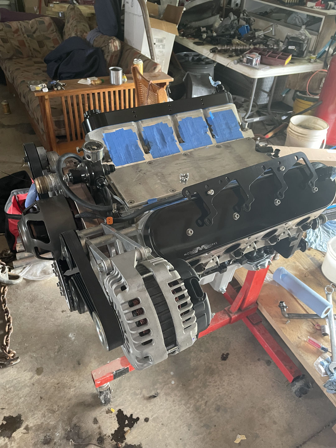 Customer photo review of LS Multi Coil Bracket Mounting kit for Motion Billet Valve Covers 10-12007