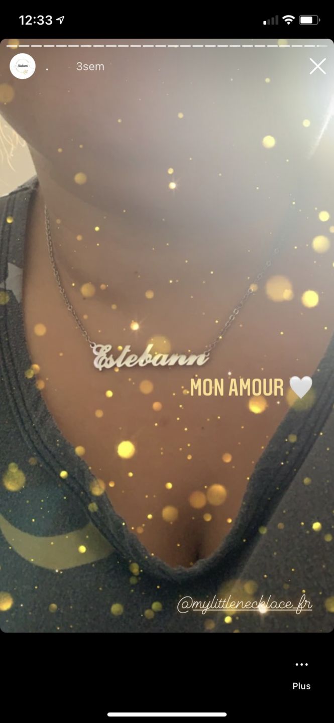 Customer photo review of Collier Prénom Style Classique
