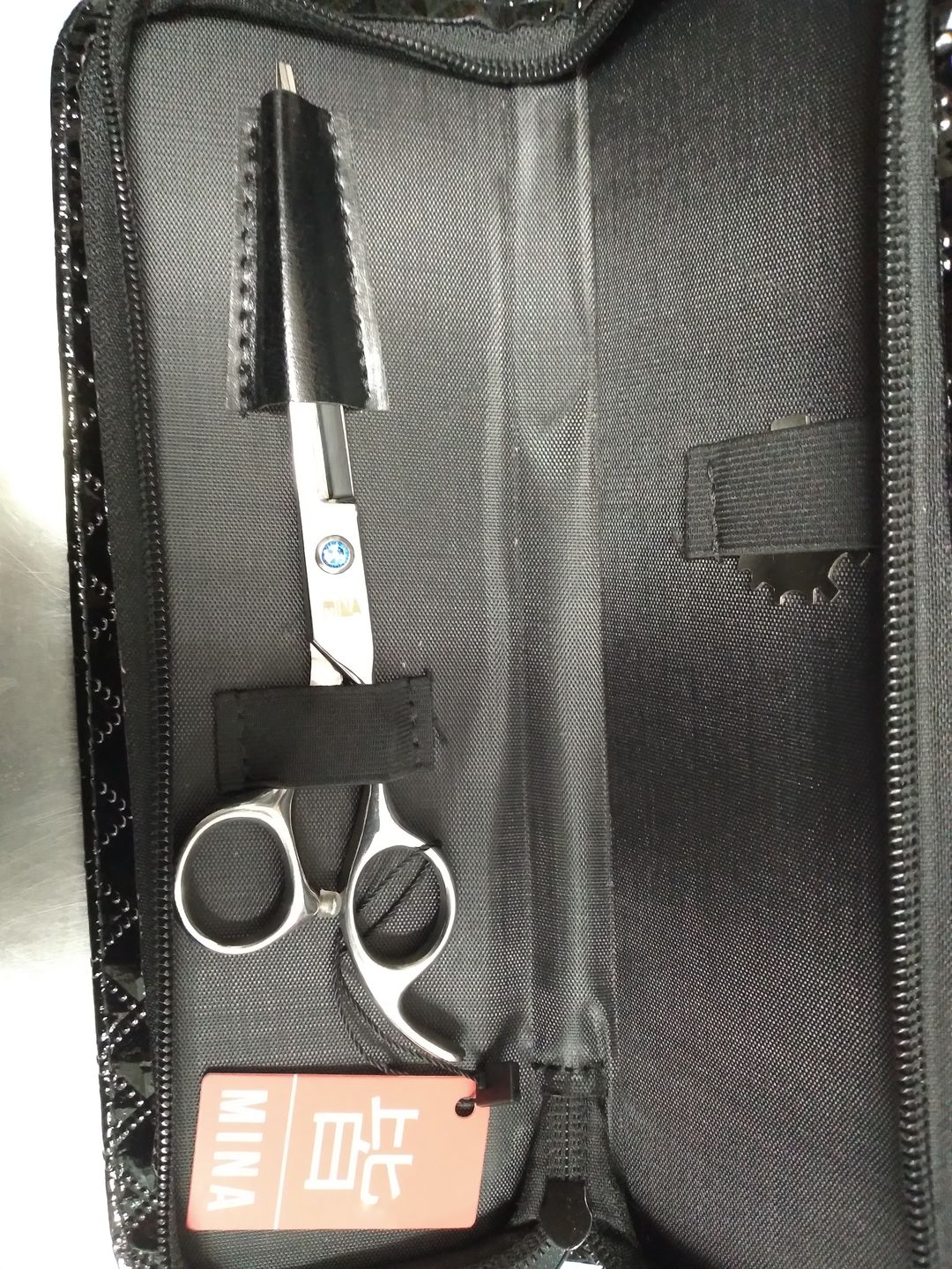 Customer photo review of Mina Umi Hair Cutting Scissor