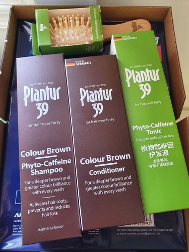Customer photo review of Plantur 39 Colour Brown Set + Scalp Tonic