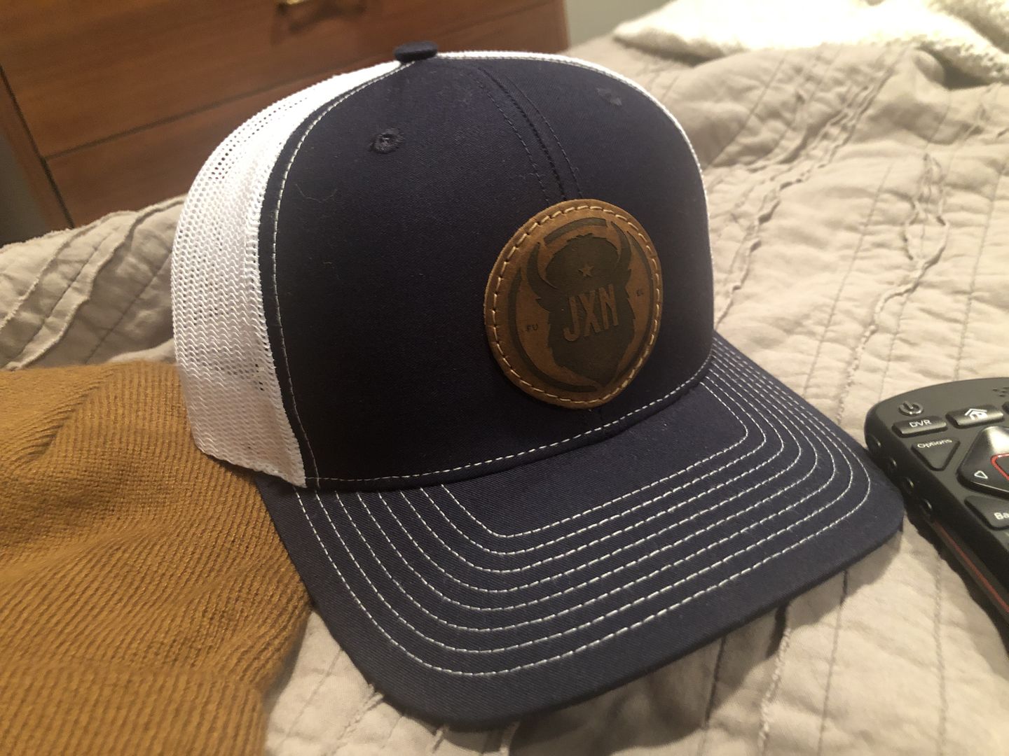 Customer photo review of 112p Camo Patch Hat