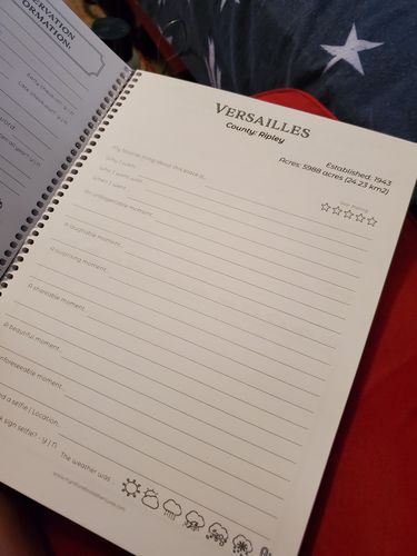 Customer photo review of Indiana State Parks - Adventure Planning Journal
