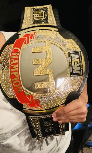 Customer photo review of "AEW TNT" championship title