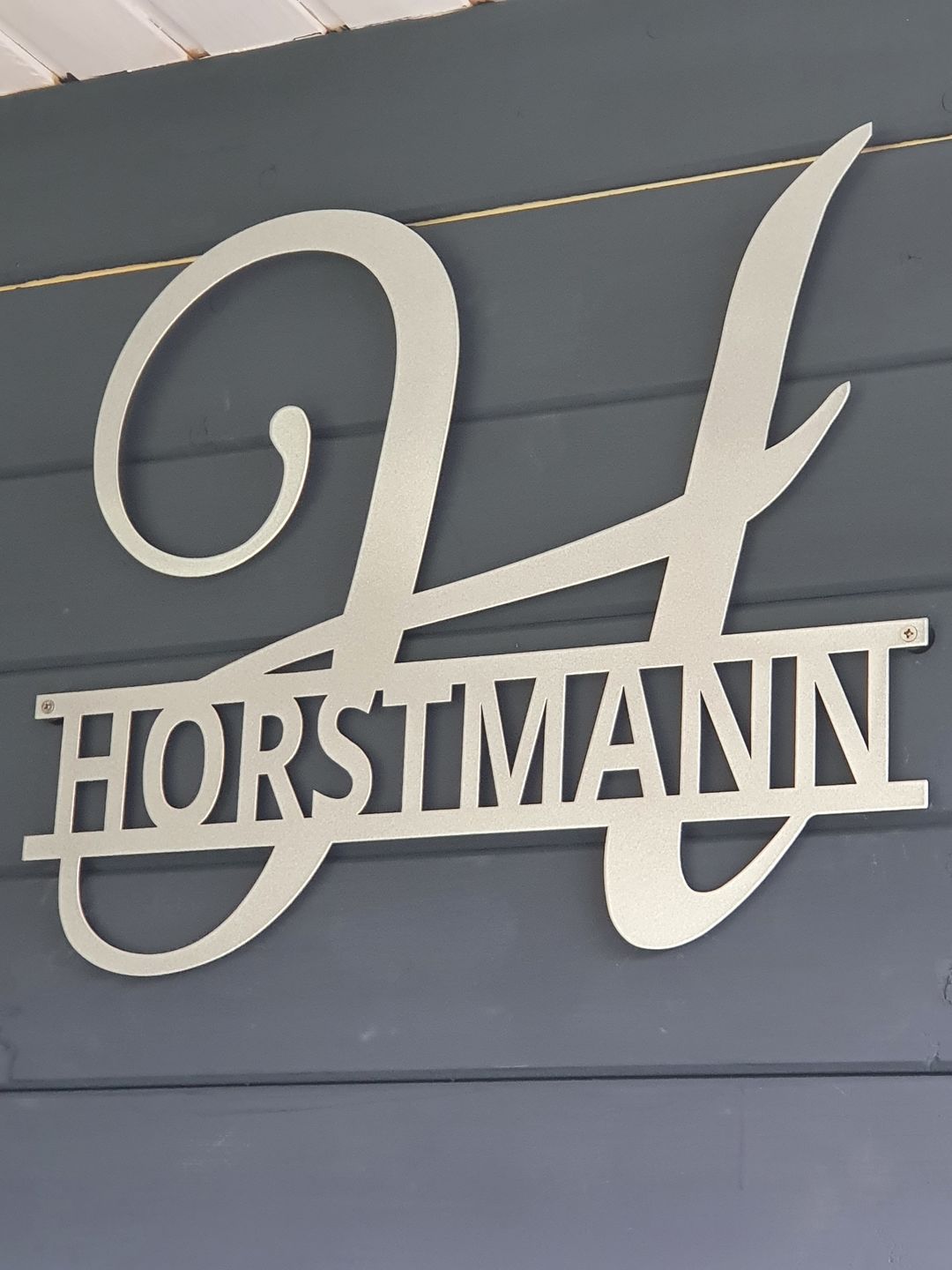 Customer photo review of Monogramm "Samantha" aus edlem Stahl (personalisierbar)