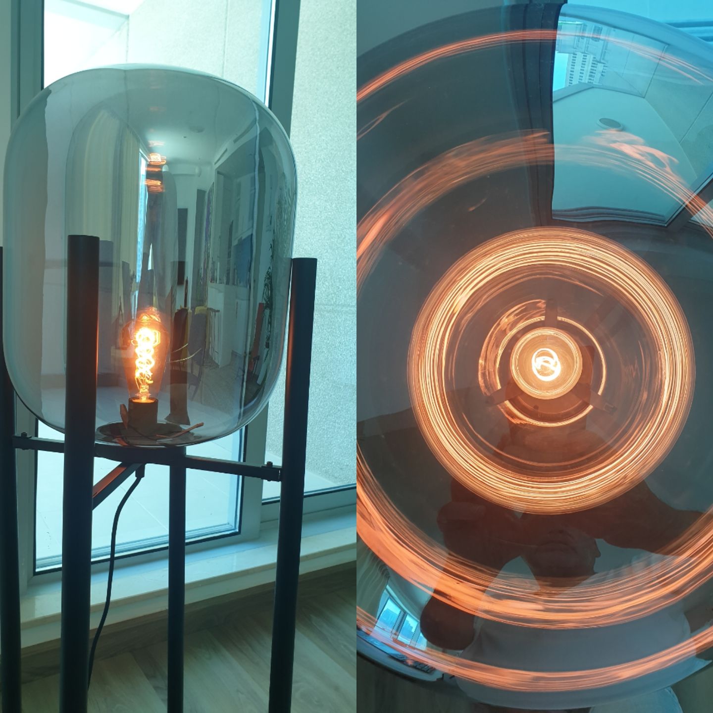 Customer photo review of Led E27 Vintage Bulb St64Spiralsoft-4W