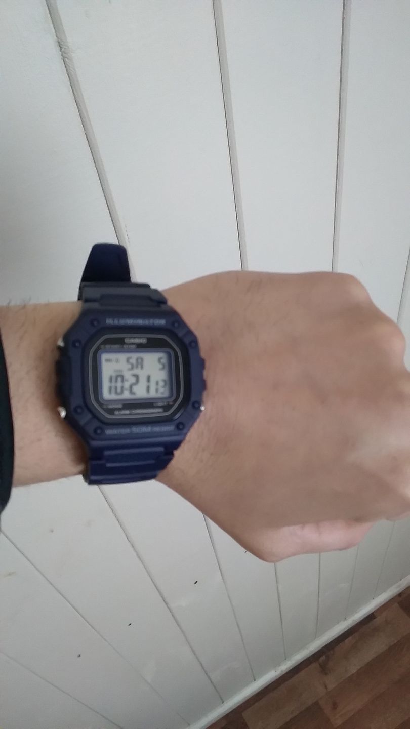 Customer photo review of Reloj Casio Vintage W-218H-2AVDF Azul