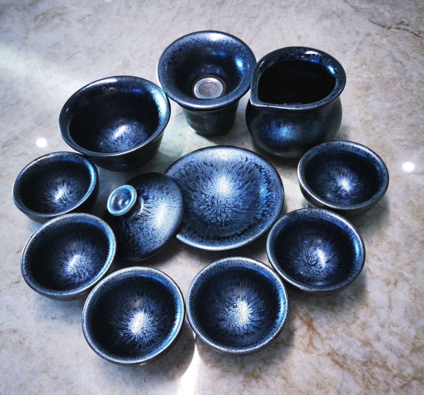 Customer photo review of Glacier Tea Set