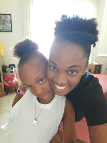 Customer photo review of Nae Nae's 9oz Hair Boost BOGO