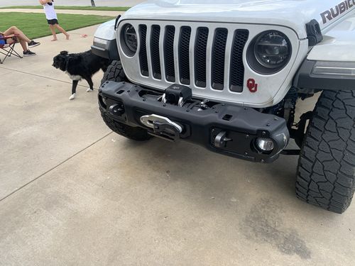 Customer photo review of Jeep Wrangler JL/JT Front Shackle Tab Kit