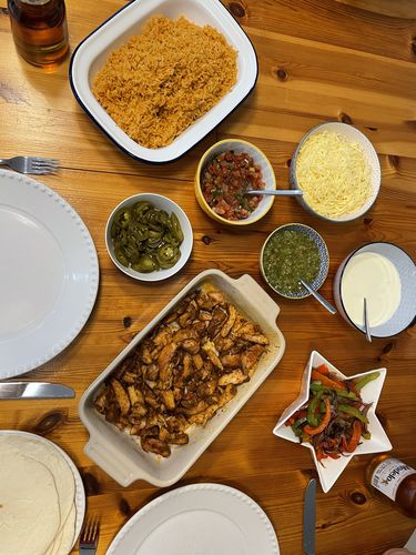 Customer photo review of Boojum Chicken Fajita Meal Kit For 4 People