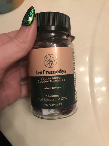 Customer photo review of 1500Mg Mixed Natural Flavors CBD Gummies