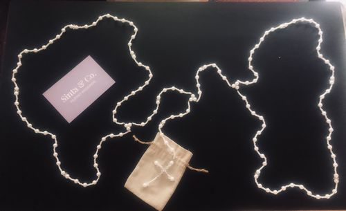 Customer photo review of Pearl Rosary Wedding Unity Cord