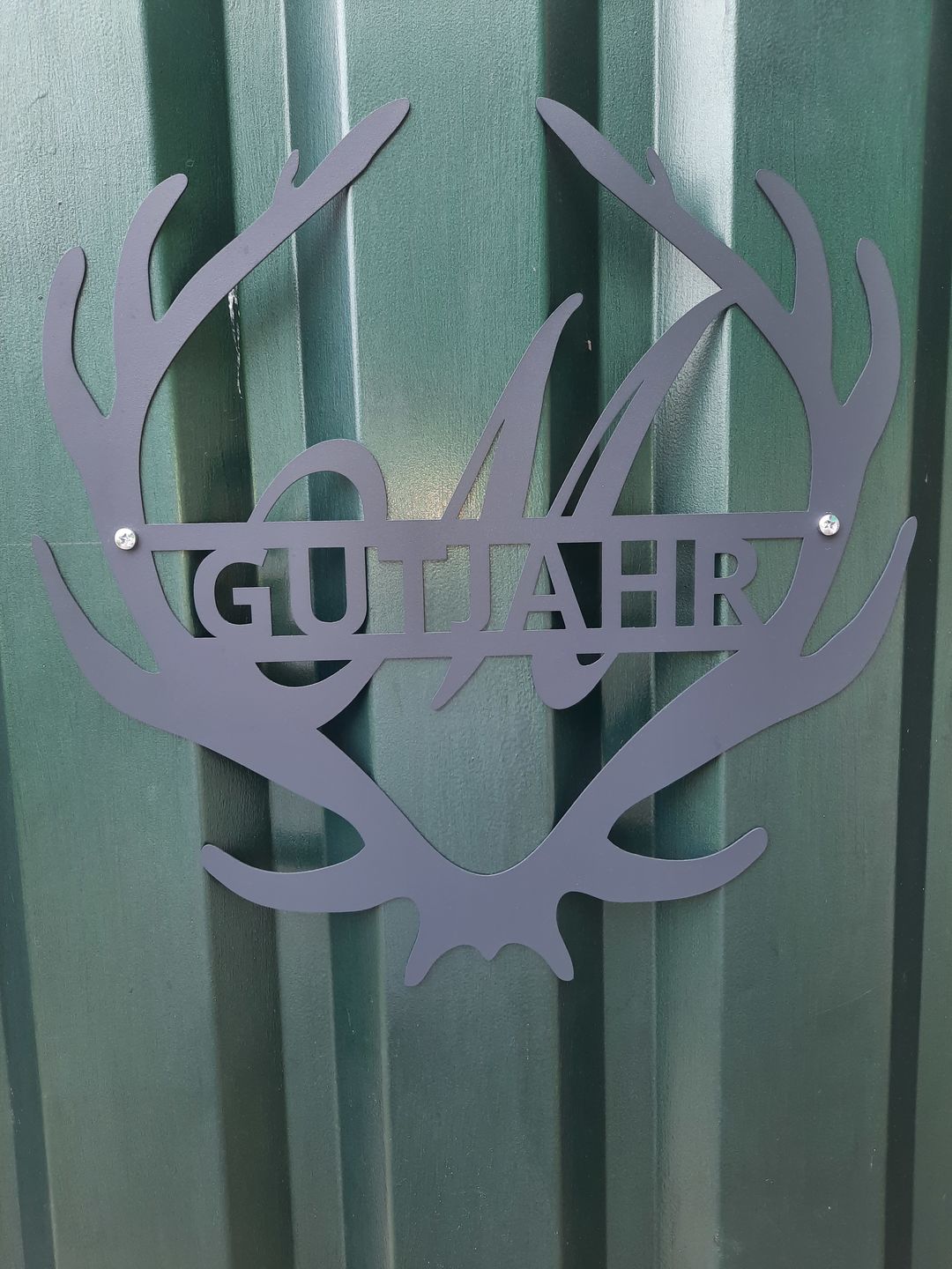 Customer photo review of Monogramm "Hirschgeweih" aus edlem Stahl (personalisierbar)