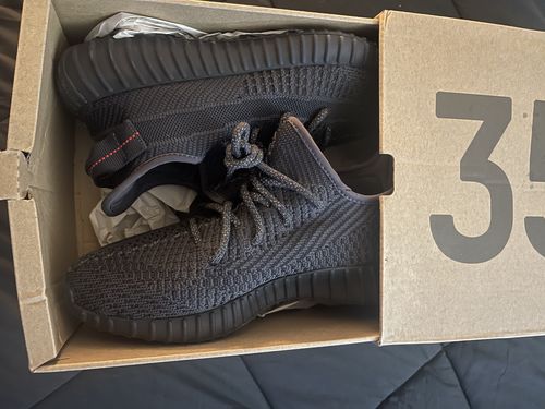 Customer photo review of Adidas Yeezy Boost 350 "Black"  (Non-Reflective)