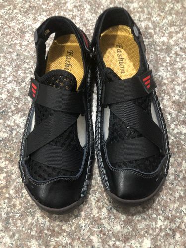 Customer photo review of High Quality Leather Summer Sandals