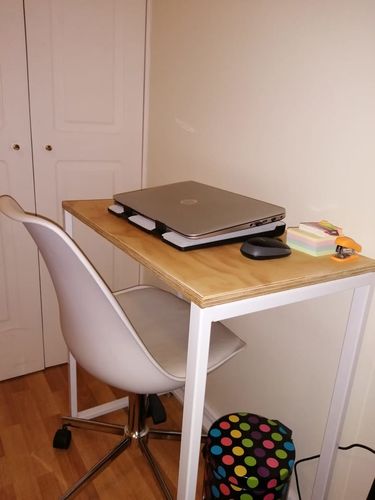 Customer photo review of Escritorio industrial MIMA 70 x 40 Blanco