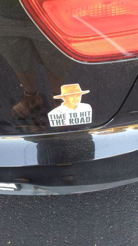 Customer photo review of TIME TO HIT THE ROAD