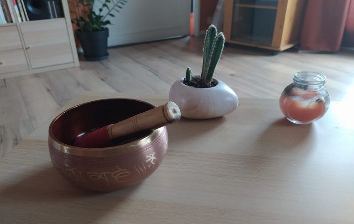 Customer photo review of Bols Tibétains 5 Bouddhas