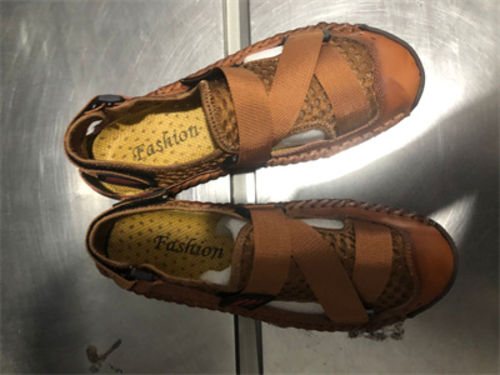 Customer photo review of High Quality Leather Summer Sandals