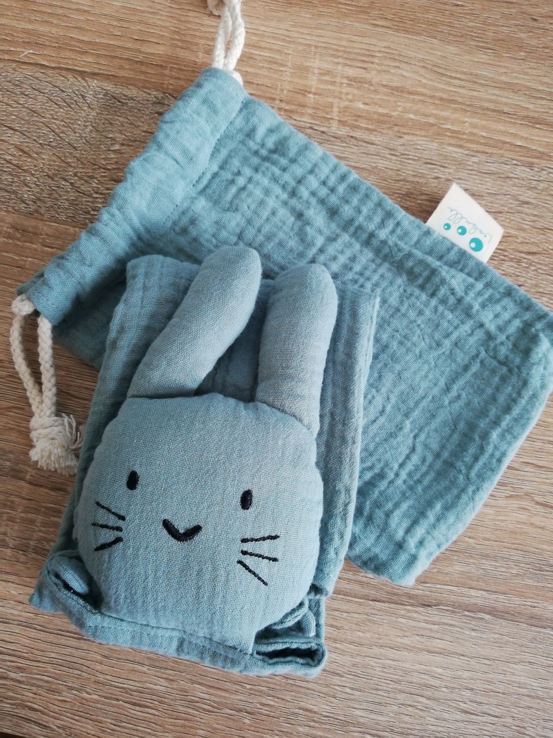 Customer photo review of Doudou Bébé - Lapin "Marceau"