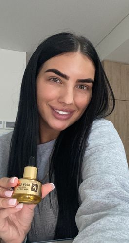 Customer photo review of BROW GOLD Nourishing Growth Oil 30ml