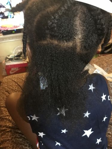 Customer photo review of Nae Nae's 9oz Hair Boost BOGO