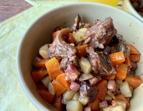 Customer photo review of 「独家新品」Braised Beef Tenderloin Chunks 红烧牛腩-拌饭神器&汤面浇头250g (1包/Pack)