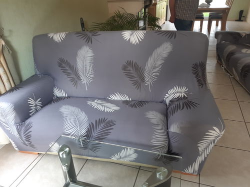 Customer photo review of Fine - Housses Extensibles de Fauteuil et Canapé - La Maison des Housses