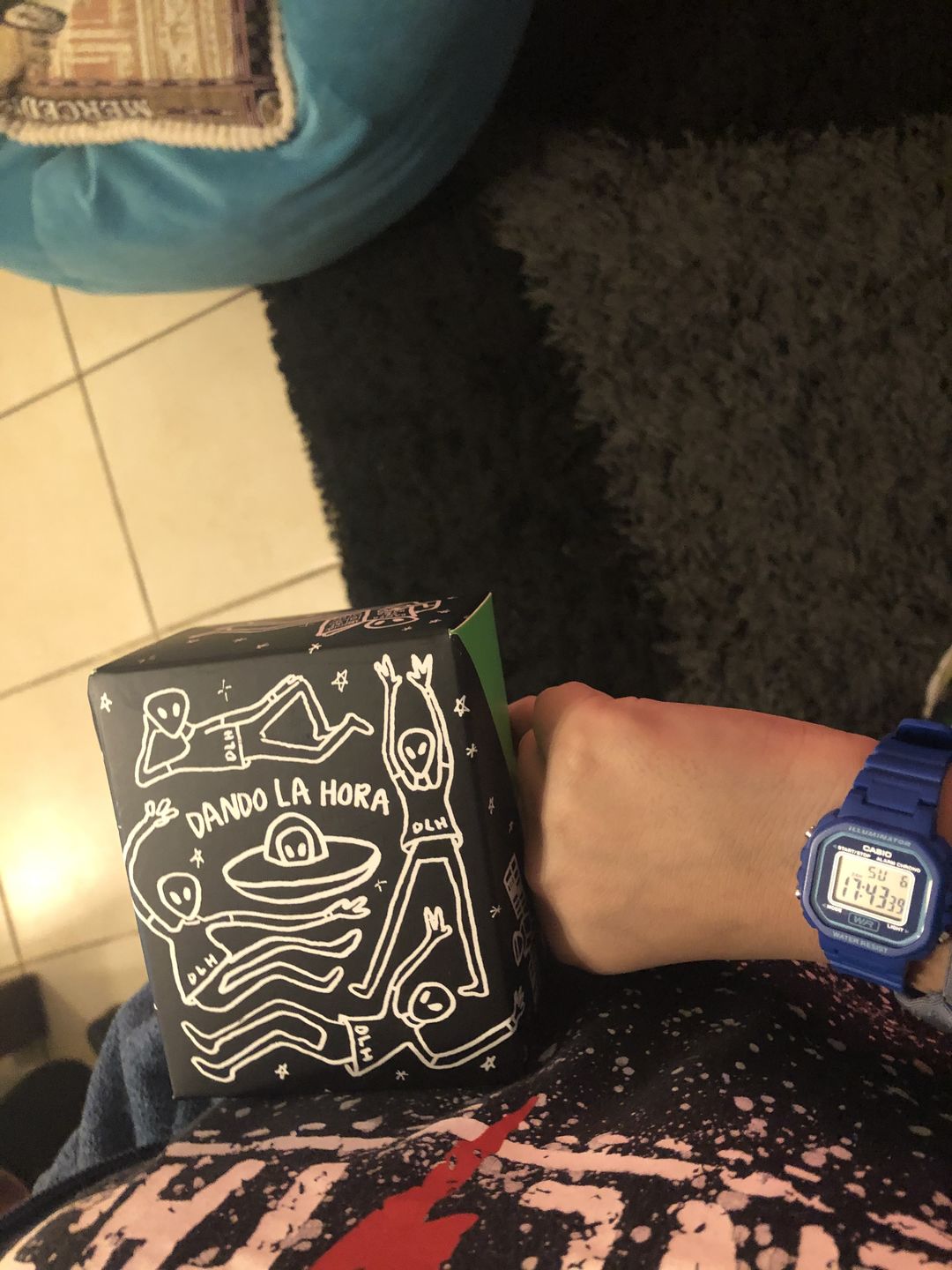 Customer photo review of Reloj Casio Vintage LA-20WH-2ADF Azul