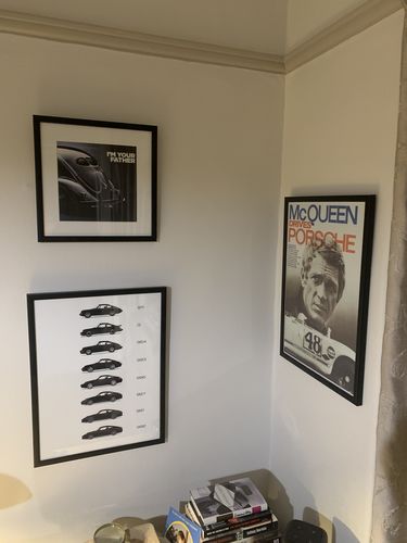 Customer photo review of Porsche Generations Wall Art