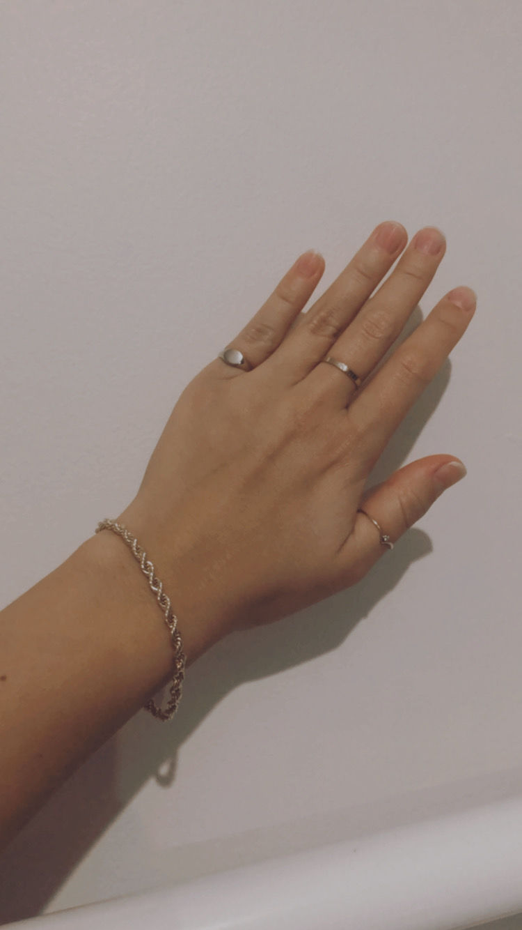 Customer photo review of Pinky Signet Ring