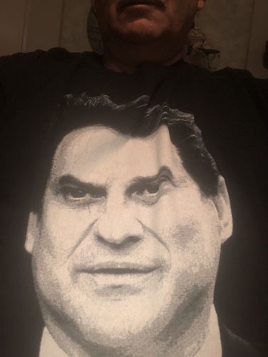 Customer photo review of Funny How Heavy Tee 5.3oz