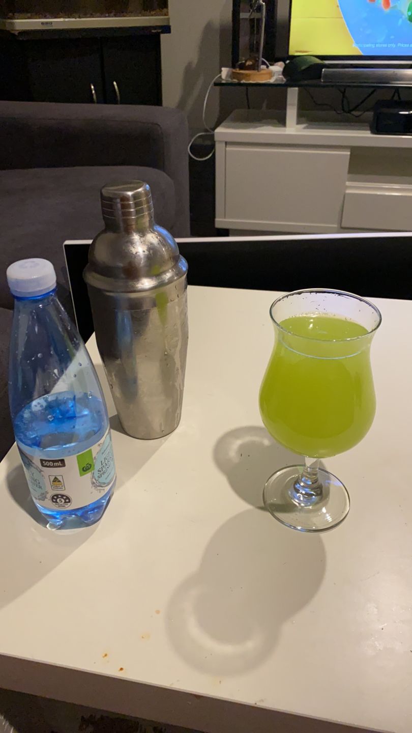 Customer photo review of Piña Colada Cocktail Mix